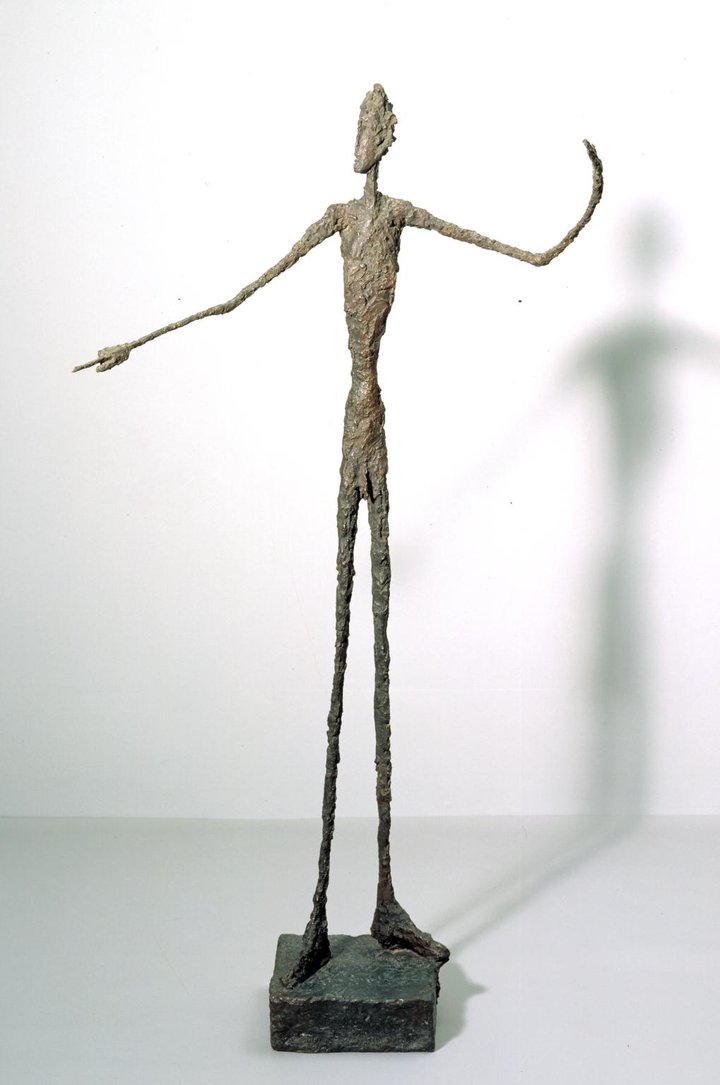 Man Pointing 1947 Tate © The Estate of Alberto Giacometti (Fondation Giacometti, Paris and ADAGP, Paris), licensed in the UK by ACS and DACS, London 2017