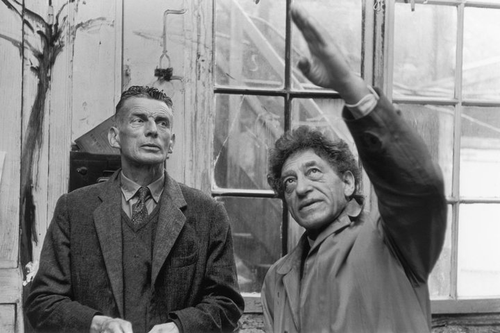 Giacometti y Samuel Beckett, Photo Georges Pierre