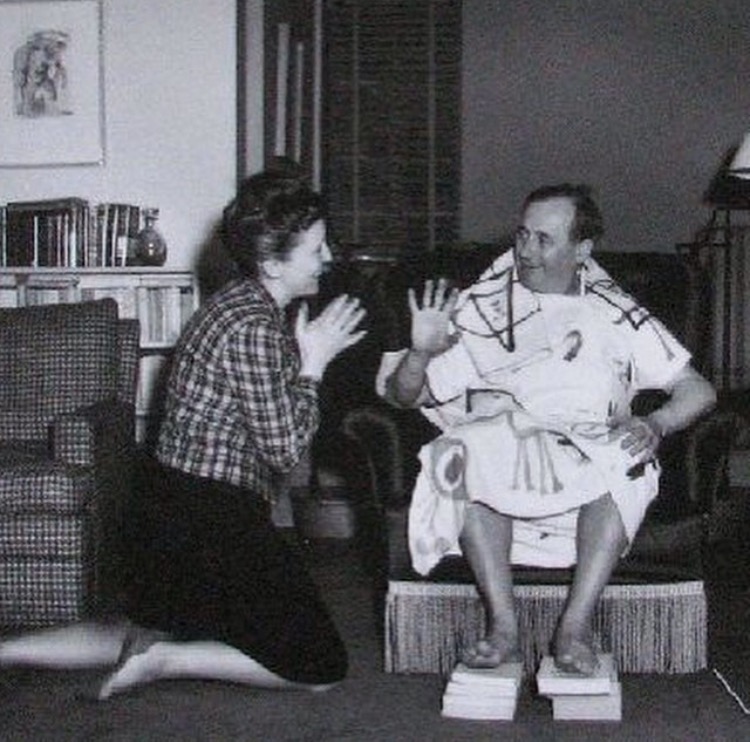 Louise Bourgeois y Joan Miró, 1947