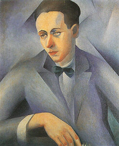 Retrato azul, Sergio Milliet, 1923