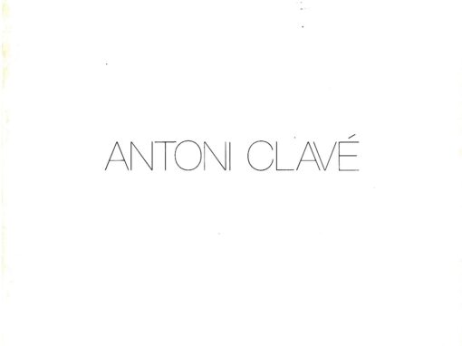 ANTONI CLAVÉ