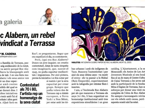 Roc Alabern, un rebel reivindicat a Terrassa