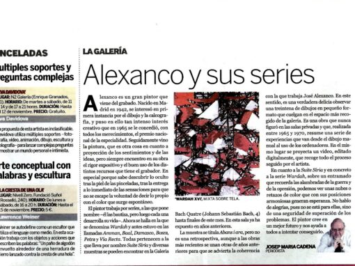 Alexanco y sus series