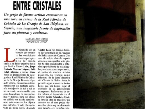 Artistas entre cristales