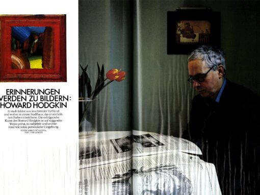 Erinnerungen werden zu bildern: Howard Hodgkin