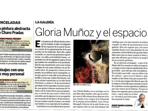 Gloria Muñoz y el espacio