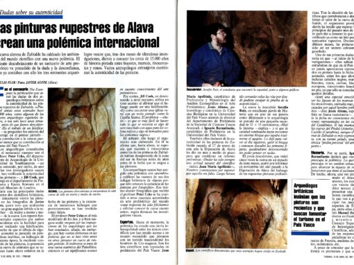 Las pinturas rupestres de Álava crean una polémica internacional