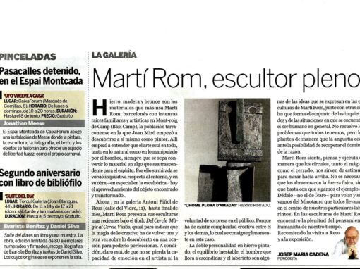 Martí Rom, escultor pleno