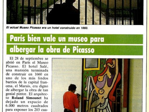 Páris bien vale un museo para albergar la obra de Picasso