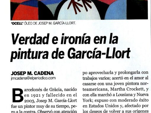 Verdad e ironía en la pintura de García-Llort